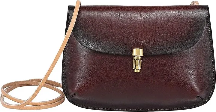 Old Trend Genuine Leather Ada Crossbody Bag (Brown Ombre) Handbags