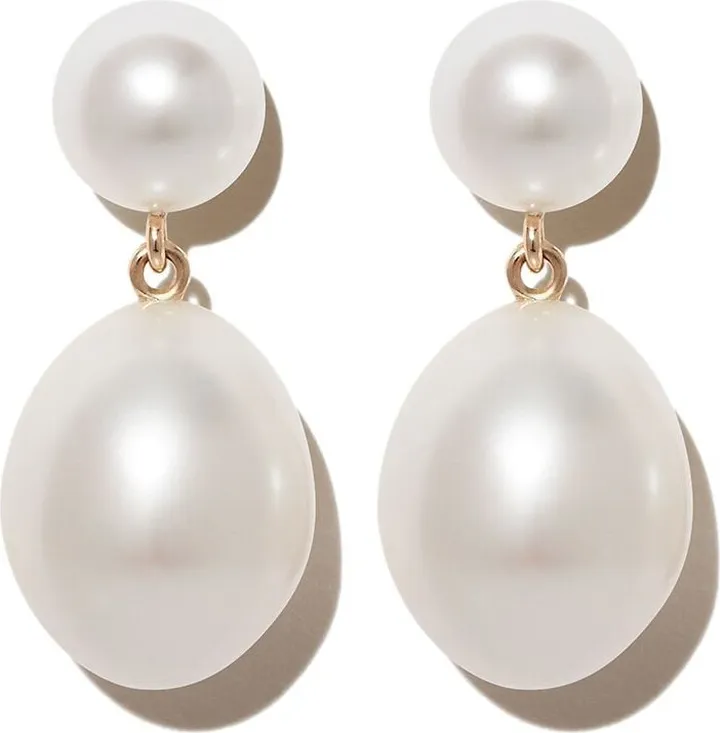14kt yellow gold Grand Venus L'eau earrings