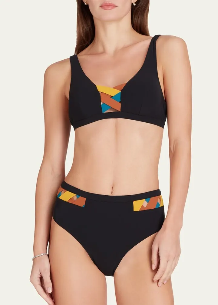 Martinique High-Waisted Bikini Bottoms