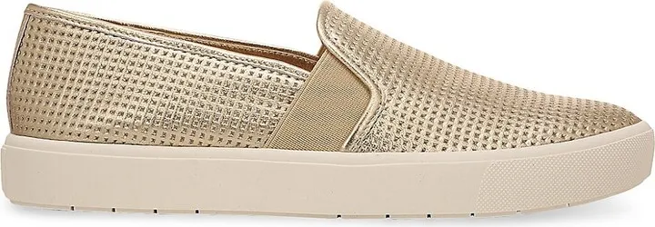 Blair Perforated Leather Slip-On Sneakers