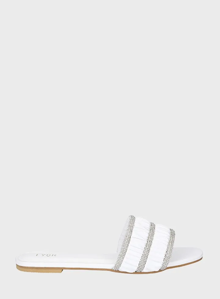 Quilted Strap Sandals