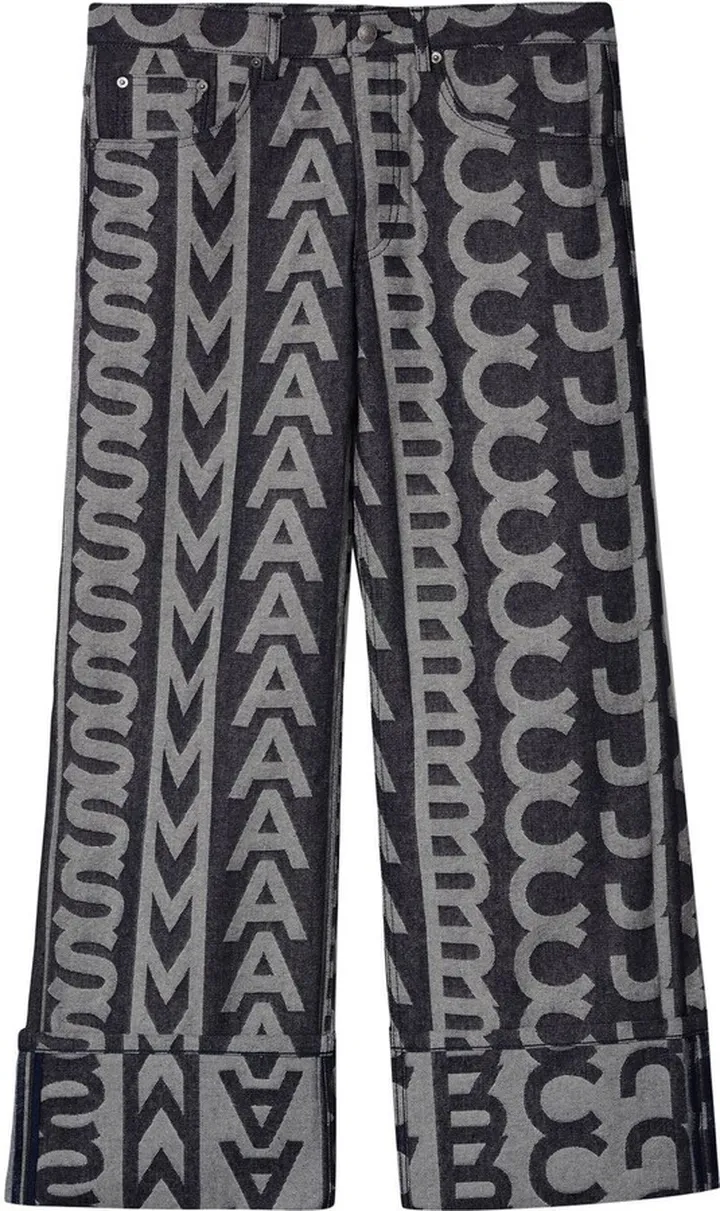 The Monogram low-rise wide-leg jeans