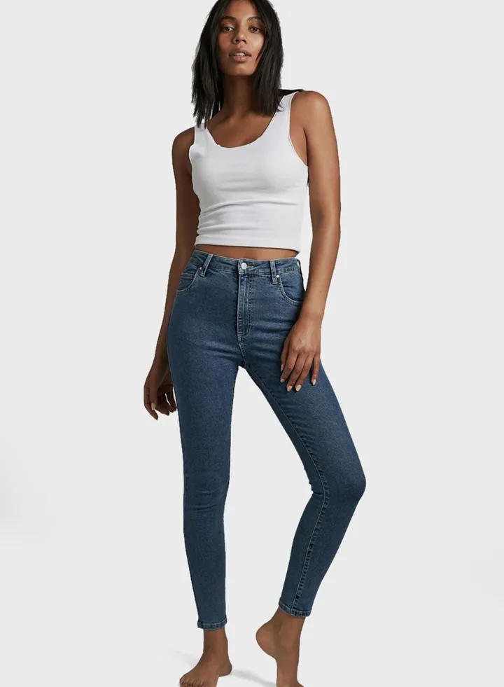 High Waisted Skinny Jeans