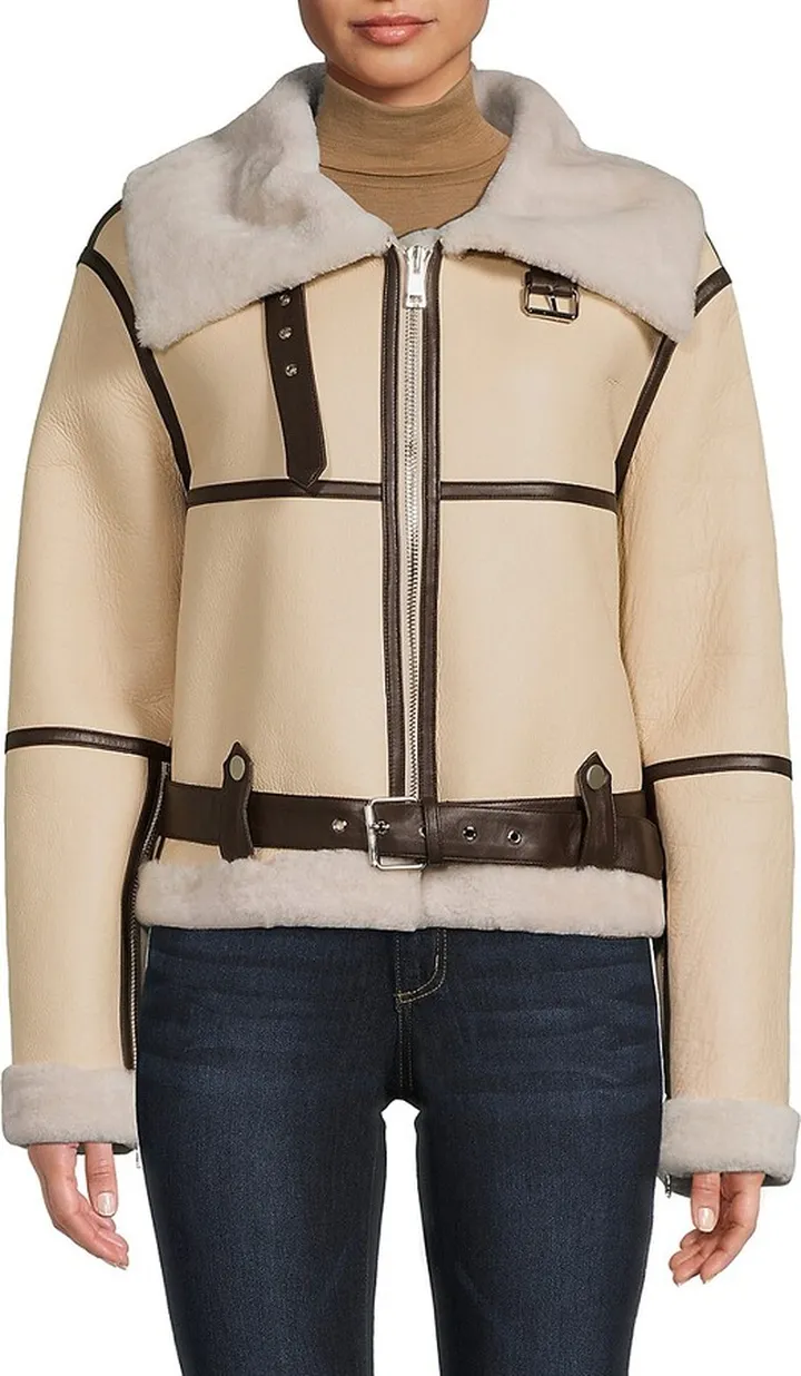 Shearling Moto Jacket
