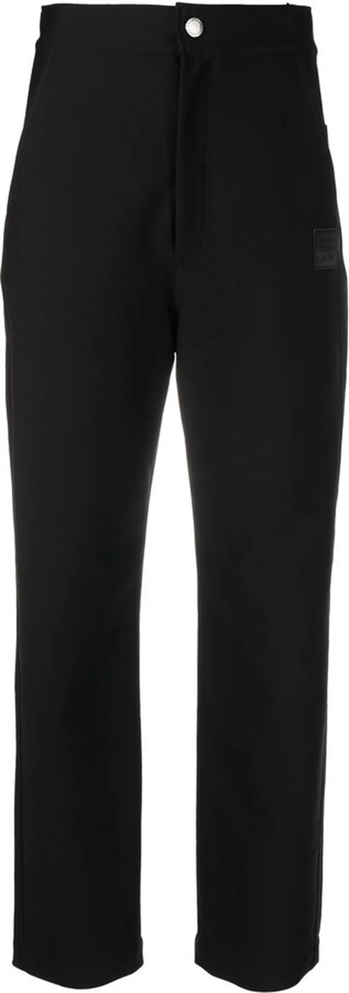 High-Waisted Straight-Leg Trousers