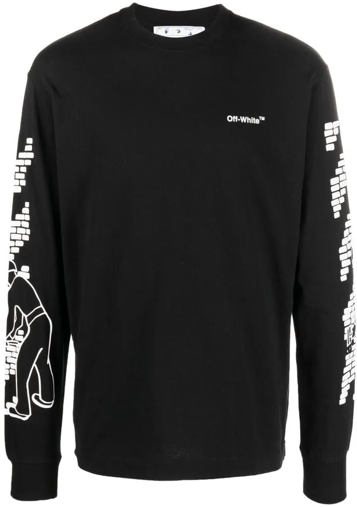 logo-print long sleeve T-shirt