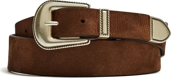 Anderson's Brown Suede Western Belt