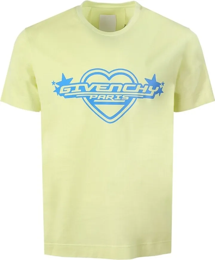 Classic Fit Print T-shirt Acid Yellow