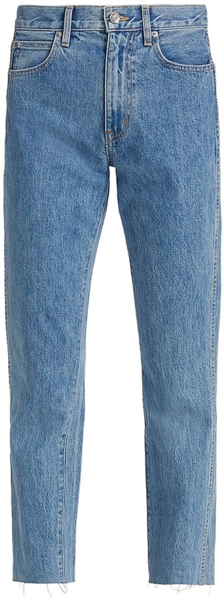 Hero Frayed Ankle-Length Jeans