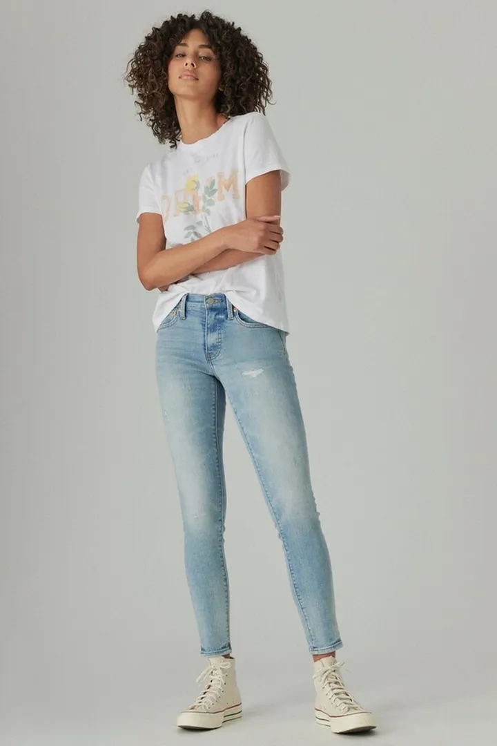 Mid Rise Ava Skinny