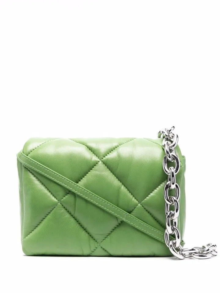 Quilted Flap Tote Bag