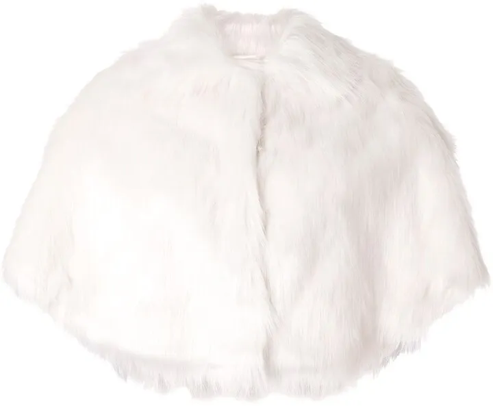 Nord faux-fur cropped cape