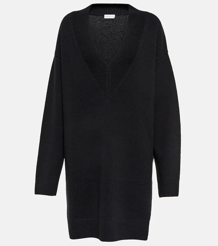 Wool sweater dress