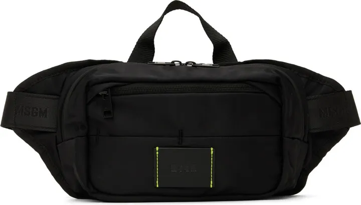 MSGM Black Belt Bag