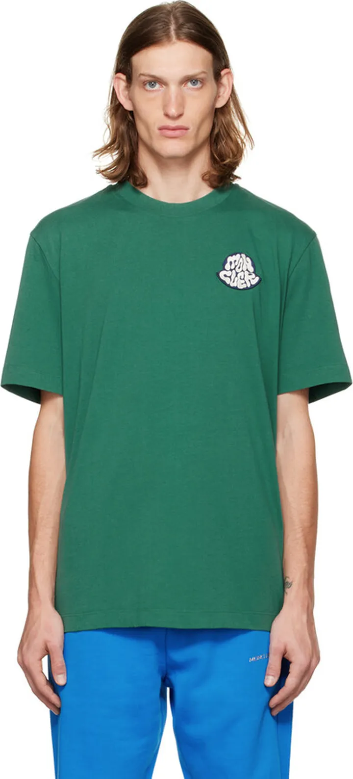 Moncler Green Patch T-Shirt