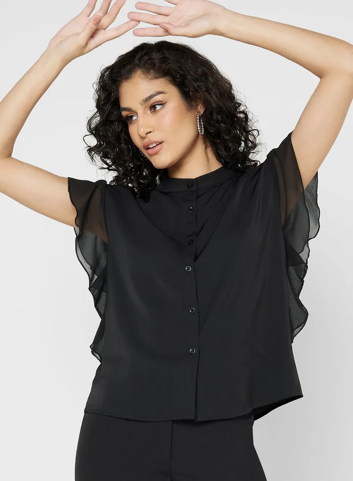 Flouncy Sleeve Top