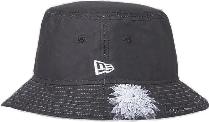 Yohji Yamamoto X New Era Logo-Embroidered Floral-Printed Bucket Hat