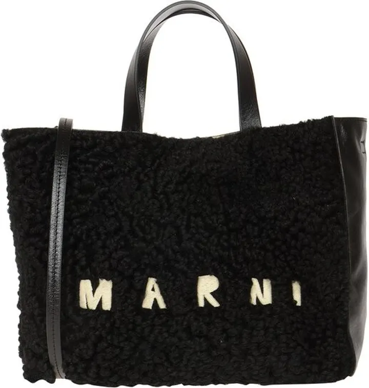Marni Museo Soft Logo Detailed Tote Bag