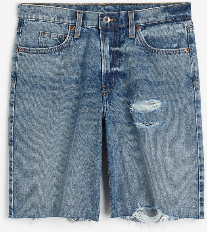 Low-waist Bermuda Shorts