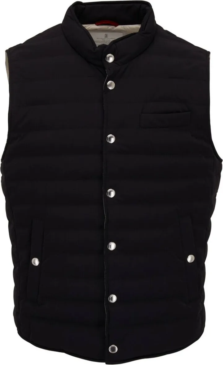 Padded High-Neck Gilet