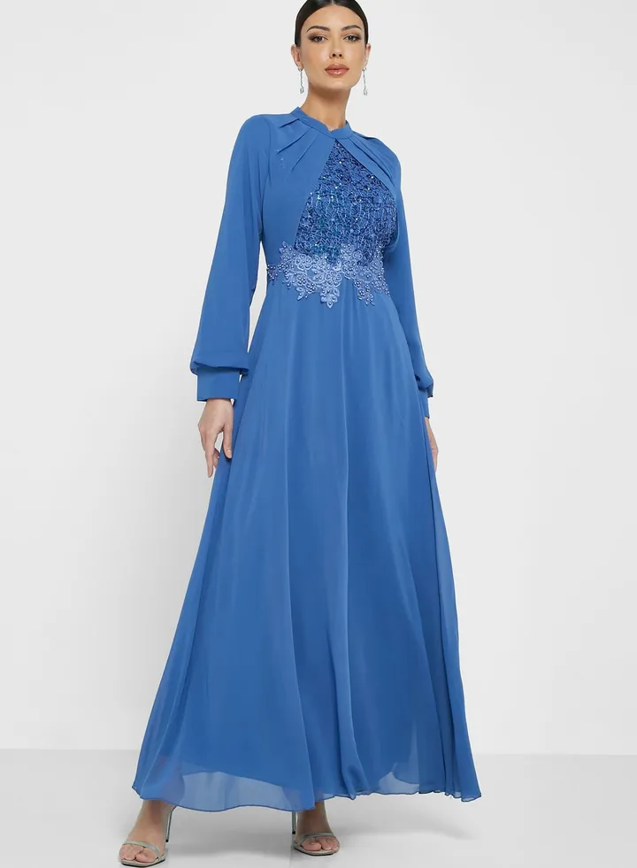 Embroidered Detail Dress