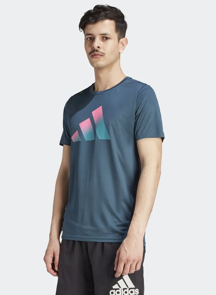 Run Icons 3 Bar Logo T-Shirt