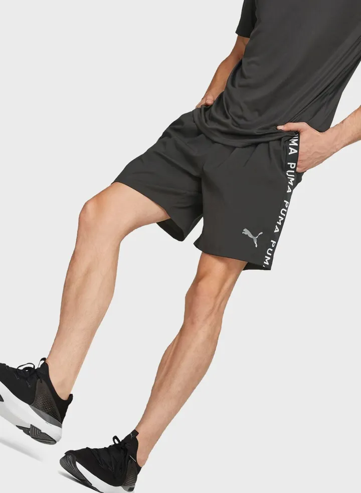 7" Logo Fit Taped Woven Shorts