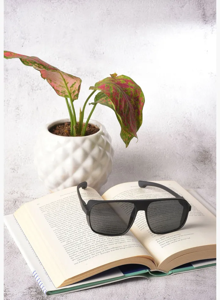 Women Black Lens Black Wayfarer Sunglasses
