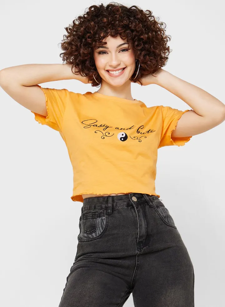 Lettuce Hem Graphic T-Shirt