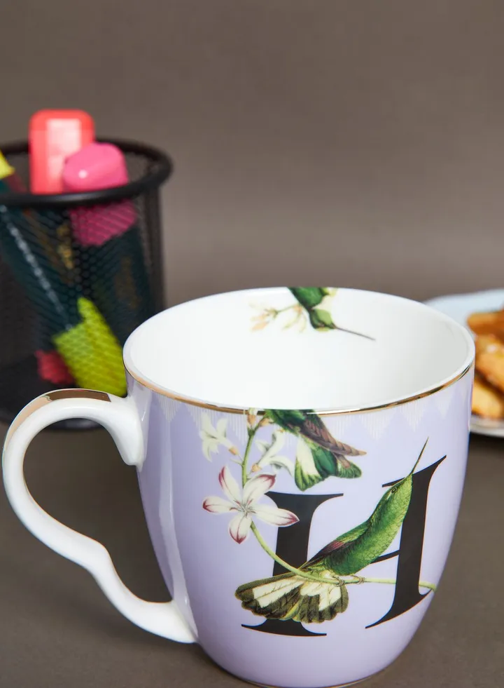 Alphabet Mug - Hummingbird