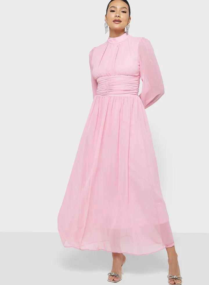 Ruched Detail Dress