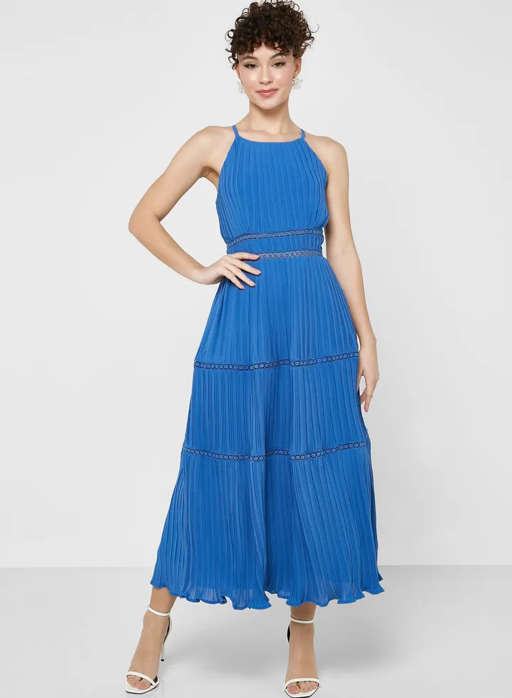 Strappy Ruffle Detail Dress