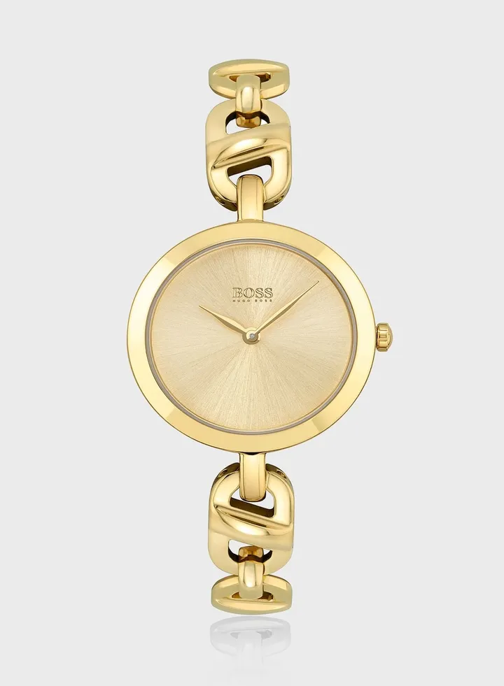 New Chain Steel Strap Analog Watch