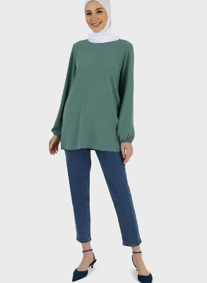 Balloon Sleeve Top