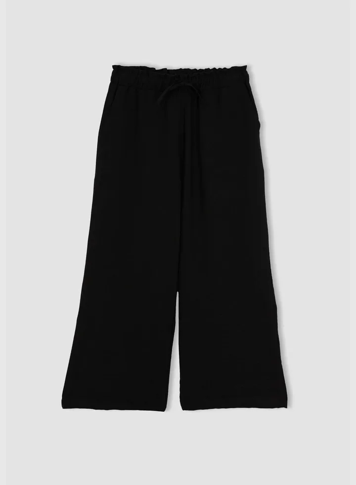 Woman Woven Bottom Trousers