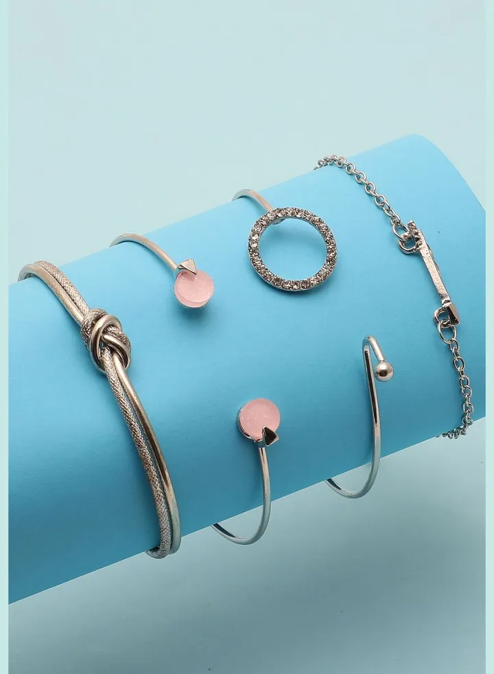 Set of 4 Gold Plated Designer Bracelet