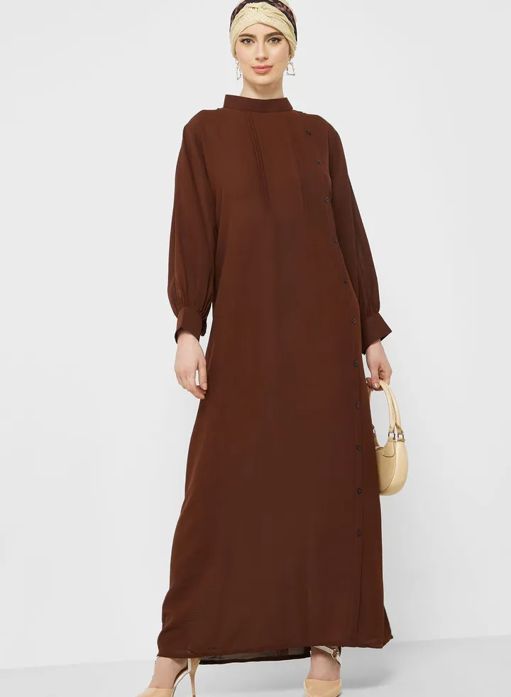 Pintuck Detail Dress