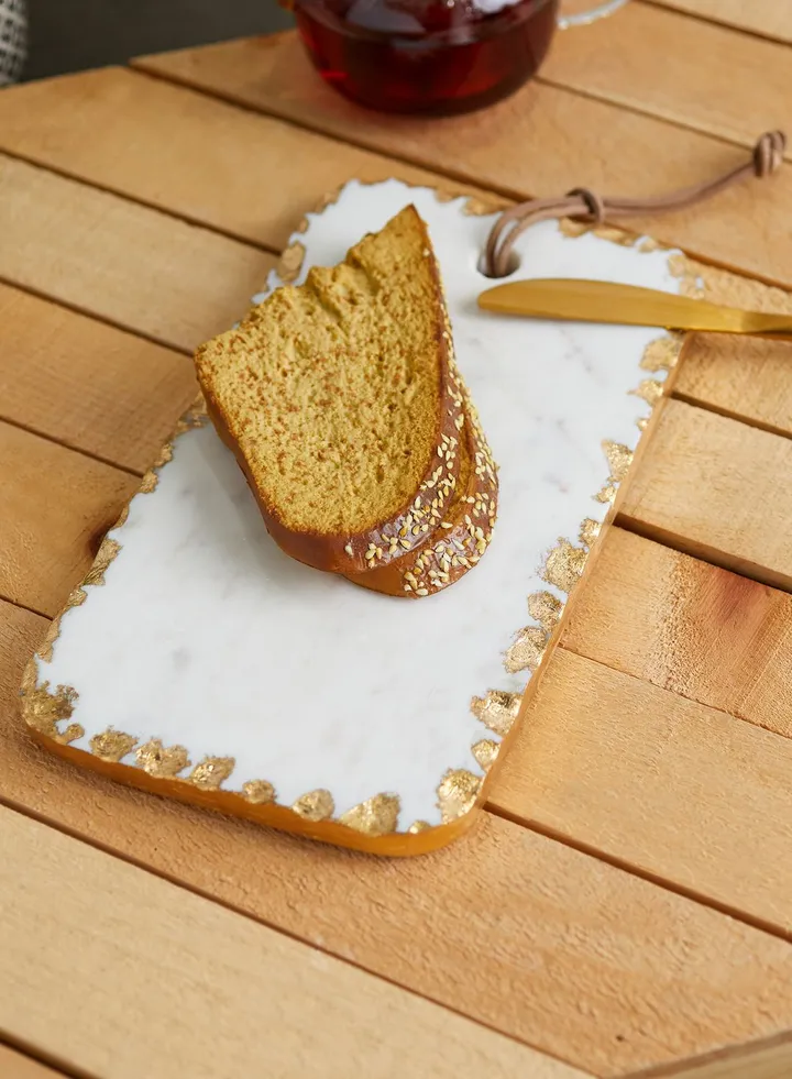 Marble & Gold Chopping Board