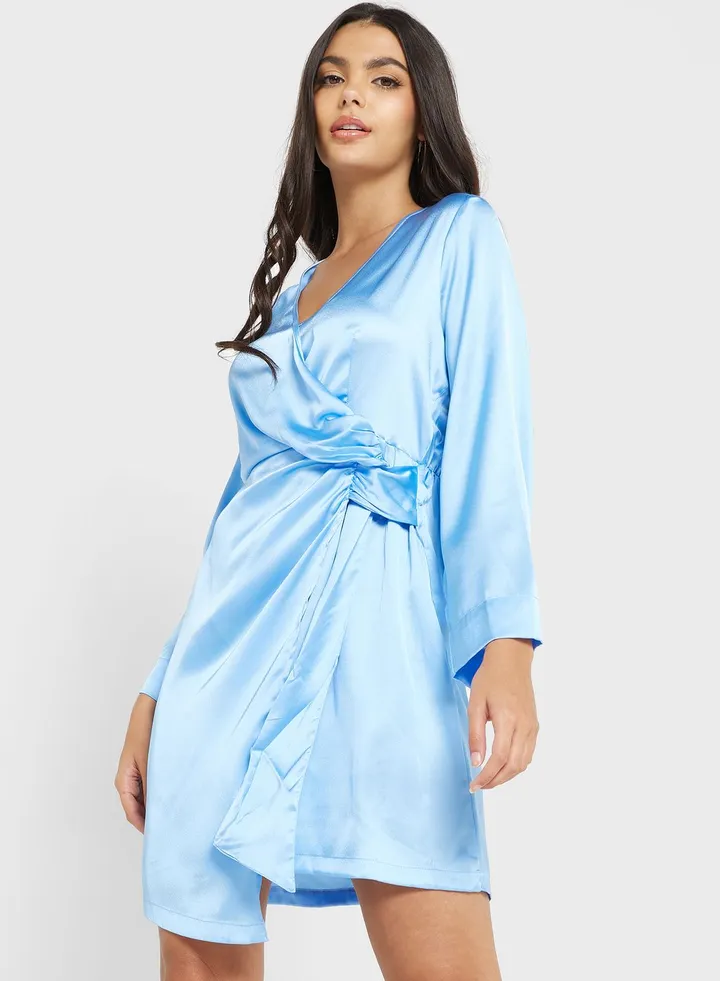 Surplice Neck Dress