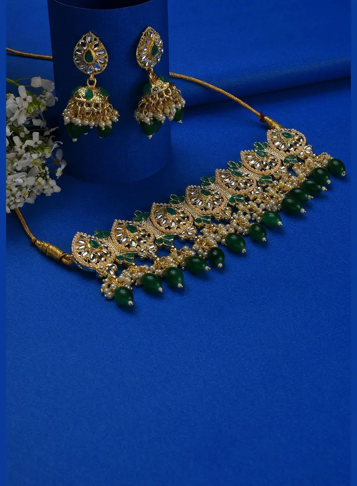 Kundan Gold Plated Necklace Set