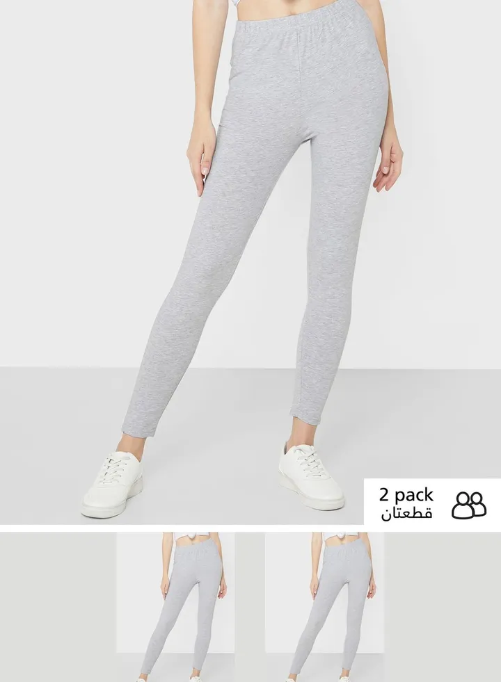 2 Pack High Waist Leggings