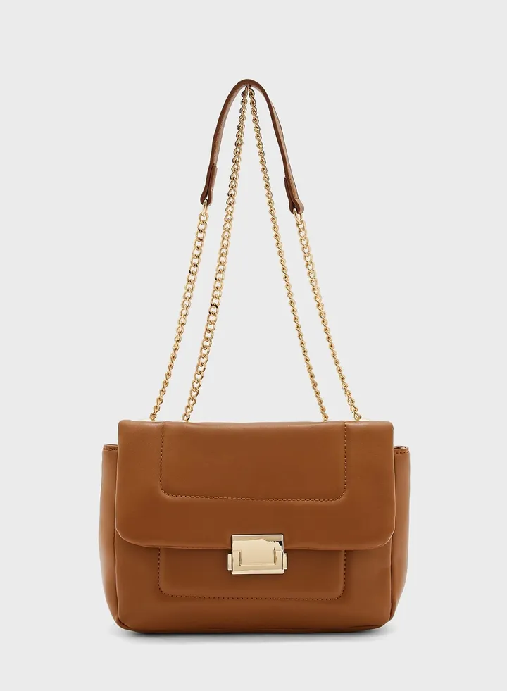 Flap Over Crossbody Bag