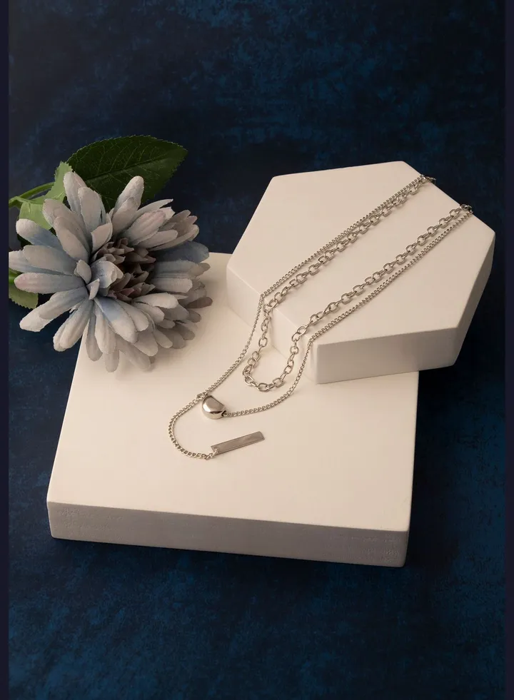 Silver Plated Designer Necklace