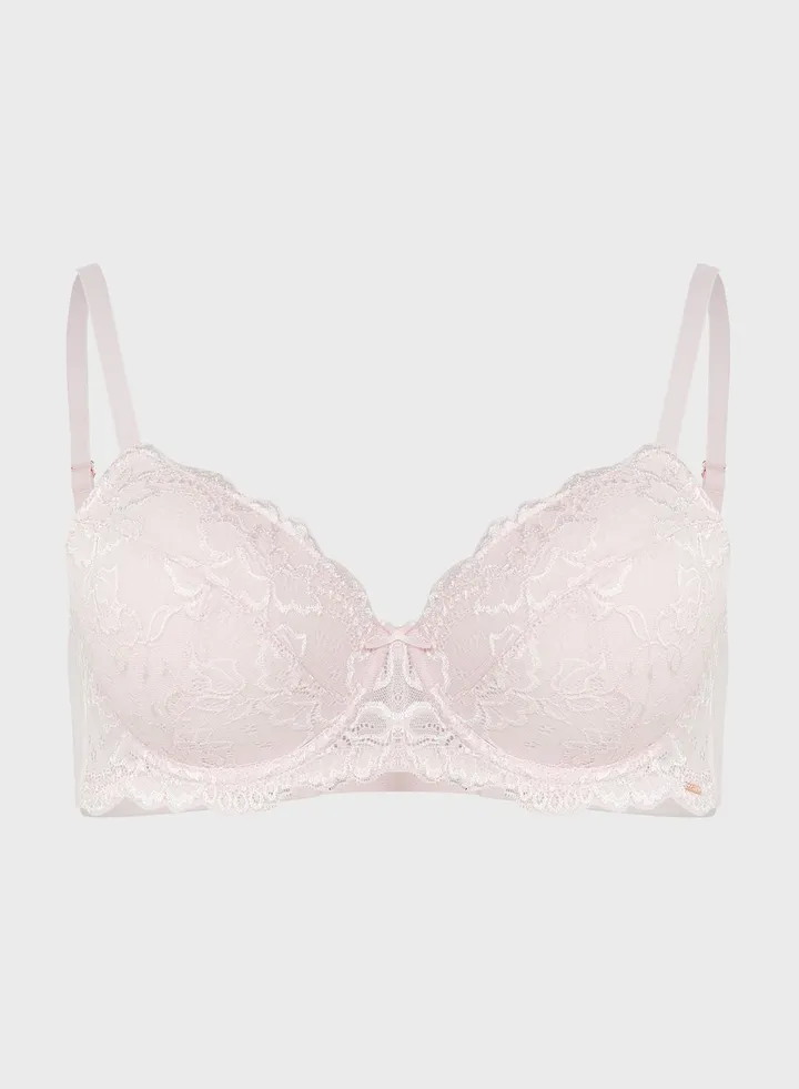 Demi Plunge Neck Bra