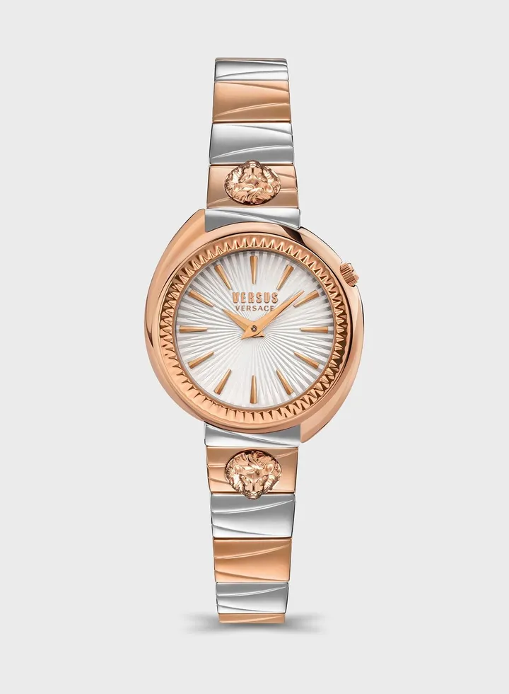 Steel Strap Analog Watch