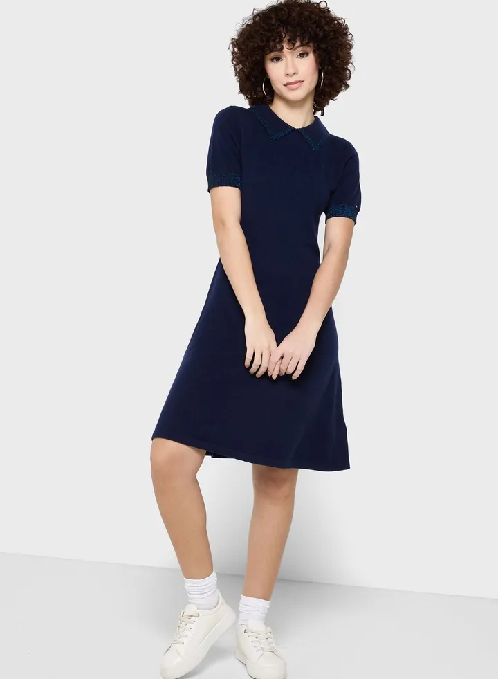 Polo Knitted Dress