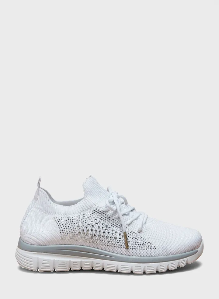 Lace Up Low Top Sneakers