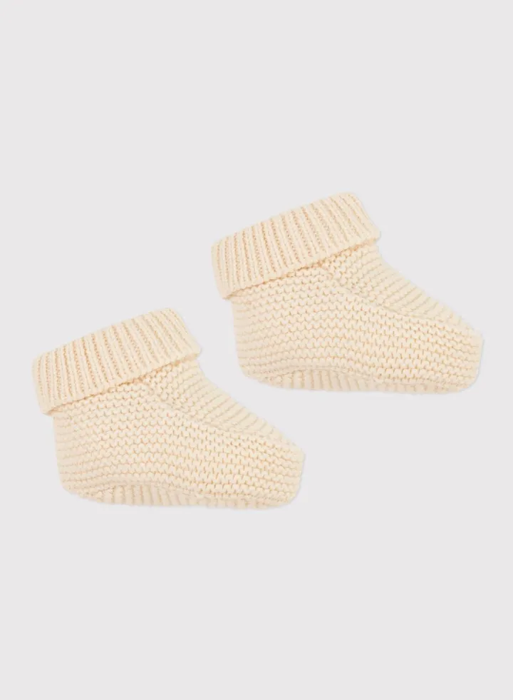 Infant Cotton Knitted Booties