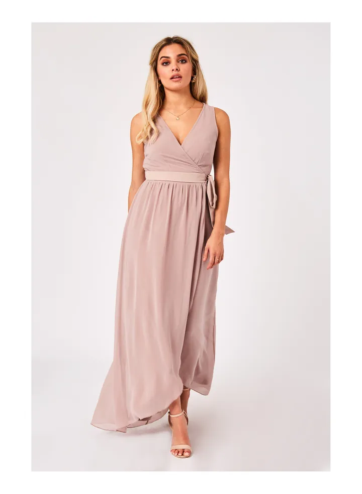 Little Mistress Mink Wrap Maxi