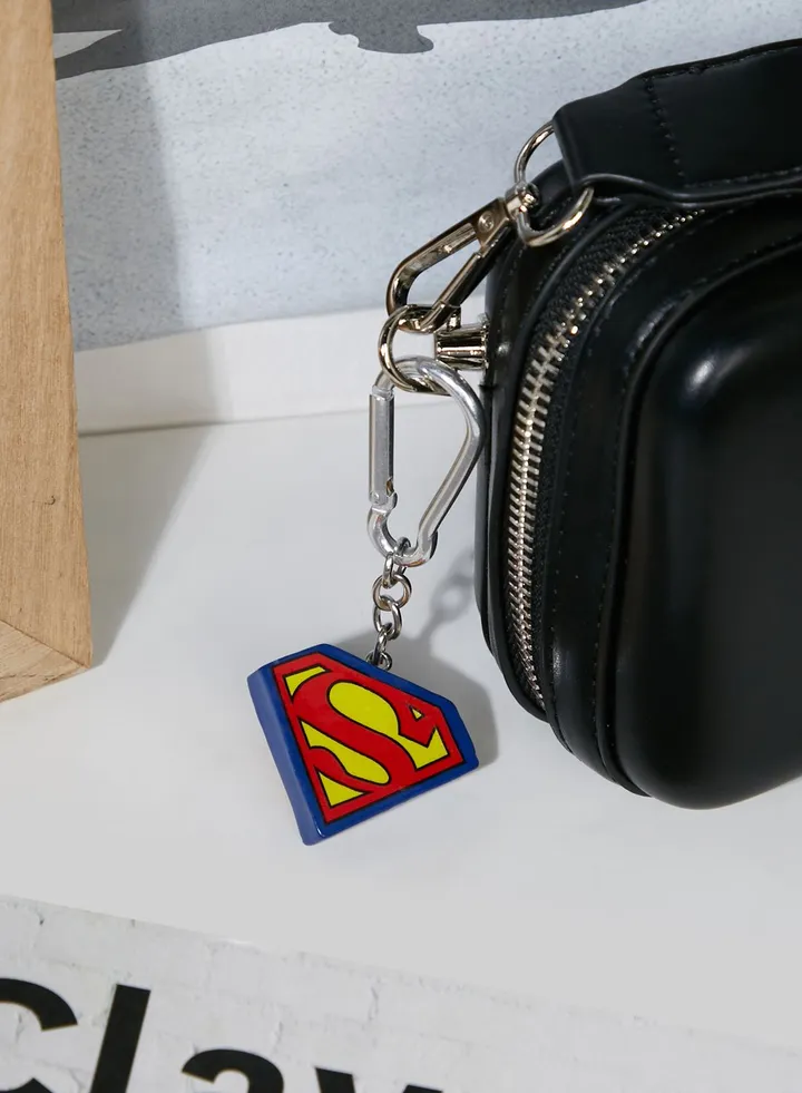 Superman 3D Logo Keyrings